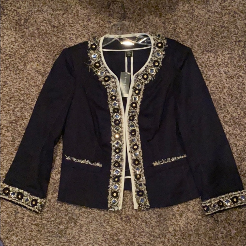 Beaded Jacket White House Black Market